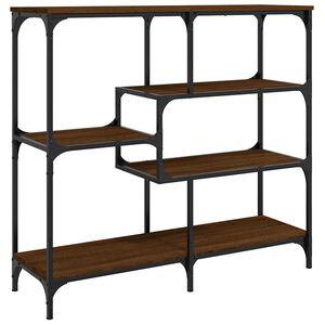 vidaXL barna t&ouml;lgysz&iacute;nű szerelt fa t&aacute;lal&oacute;asztal 103x32x95 cm