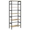 vidaXL K&ouml;nyvespolc 4 szintes 60 x 29,5 x 149 cm Szerelt Fa