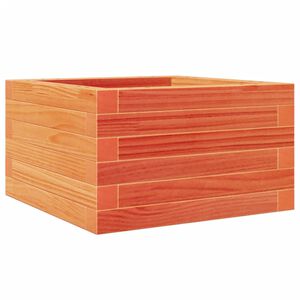 vidaXL viaszbarna t&ouml;m&ouml;r fenyőfa kerti vir&aacute;gl&aacute;da 40 x 40 x 23 cm