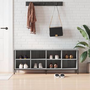vidaXL sz&uuml;rke sonoma sz&iacute;nű szerelt fa cipőszekr&eacute;ny 131x35x50 cm