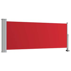 vidaXL piros beh&uacute;zhat&oacute; oldals&oacute; teraszi napellenző 100 x 300 cm