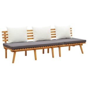 vidaXL t&ouml;m&ouml;r ak&aacute;cfa kerti heverő 200 x 65 cm