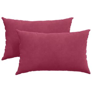 vidaXL Kanap&eacute; p&aacute;rn&aacute;k 2 pcs bord&oacute; 50 x 30 cm B&aacute;rsonyos sz&ouml;vet