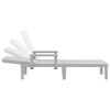 vidaXL szürke polipropilén napozóágy 159x68x83,5 cm