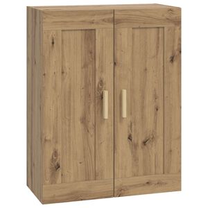 vidaXL Fali Szekr&eacute;ny Falra szerelhető K&eacute;zműves t&ouml;lgy 69,5 x 34 x 90 cm