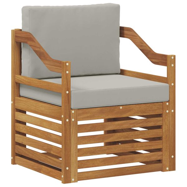 vidaXL K&uuml;lt&eacute;ri kanap&eacute; szett p&aacute;rn&aacute;val Term&eacute;szetes 67 x 63 x 73 cm