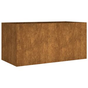 vidaXL corten ac&eacute;l n&ouml;v&eacute;nytart&oacute; 80 x 40 x 40 cm