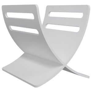 vidaXL feh&eacute;r fa foly&oacute;irattart&oacute; &aacute;llv&aacute;ny