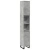 vidaXL betonsz&uuml;rke szerelt fa f&uuml;rdőszobaszekr&eacute;ny 30 x 30 x 190 cm
