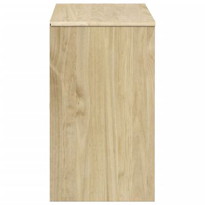vidaXL SAUDA tölgy tömör fenyőfa fiókos szekrény 111x43x73,5 cm