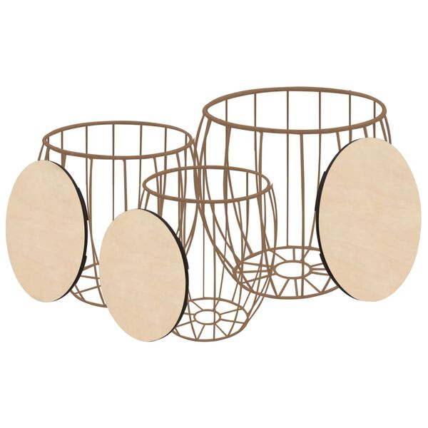 vidaXL 3 darabos ny&aacute;rfa-furn&eacute;r/vas doh&aacute;nyz&oacute;asztal-garnit&uacute;ra