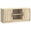 vidaXL TV szekr&eacute;ny Sonoma T&ouml;lgy 102 x 34,5 x 47 cm Szerelt Fa
