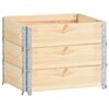 vidaXL 3 db t&ouml;m&ouml;r fenyőfa magas&aacute;gy 60 x 80 cm