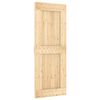 vidaXL Cs&uacute;sz&oacute; ajt&oacute; NARVIK Term&eacute;szetes &eacute;s Fekete 80 x 210 cm (213,5 cm)