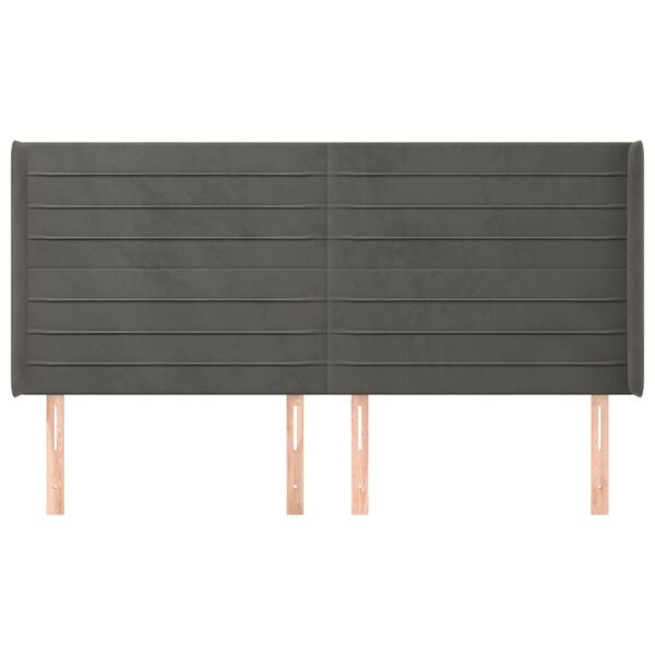 vidaXL s&ouml;t&eacute;tsz&uuml;rke b&aacute;rsony fejt&aacute;mla sz&aacute;rnyakkal 183x16x118/128 cm