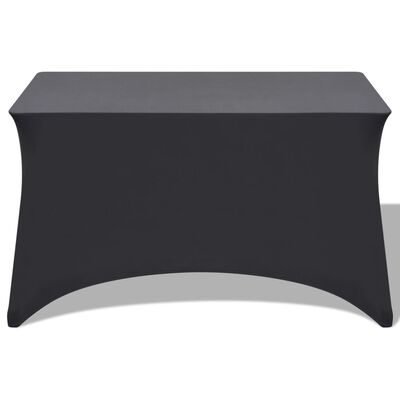 vidaXL 2 db antracitszürke nyújtható asztali védőhuzat 120x60,5x74 cm