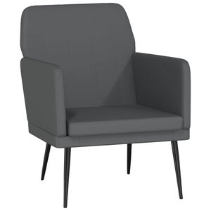 vidaXL sz&uuml;rke műbőr fotel 61 x 78 x 80 cm