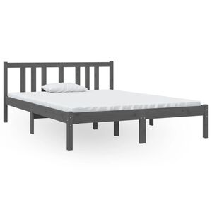 vidaXL Double sz&uuml;rke t&ouml;m&ouml;r fa &aacute;gykeret 135 x 190 cm