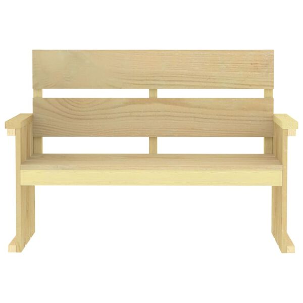 vidaXL 3 r&eacute;szes impregn&aacute;lt fenyőfa kerti &eacute;tkezőgarnit&uacute;ra