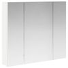 vidaXL F&uuml;rdőszobai t&uuml;k&ouml;rszekr&eacute;ny Feh&eacute;r 80 x 14.5 x 70 cm Szerelt fa
