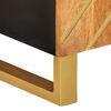 vidaXL fekete-barna tömör mangófa TV-szekrény 105 x 33,5 x 46 cm