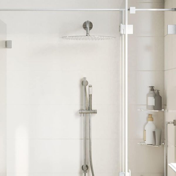 vidaXL kerek rozsdamentes acél esőztető zuhanyrózsa 40 cm