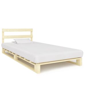 vidaXL t&ouml;m&ouml;r fenyőfa raklap &aacute;gykeret 90 x 200 cm