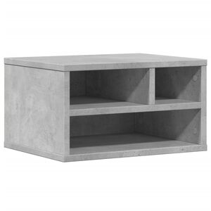 vidaXL betonsz&uuml;rke szerelt fa nyomtat&oacute;&aacute;llv&aacute;ny 40 x 32 x 22,5 cm