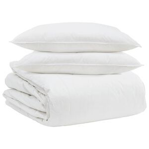 vidaXL Takar&oacute; szett p&aacute;rn&aacute;val 3 pcs Feh&eacute;r Levegőp&aacute;rna
