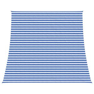vidaXL Napernyő V&aacute;szon K&eacute;k &eacute;s Feh&eacute;r 4 / 5 x 4 m HDPE