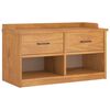 vidaXL SANDNES t&ouml;m&ouml;r fenyőfa előszobapad 87x40x50 cm