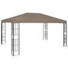 vidaXL t&oacute;psz&iacute;nű pavilon 4 x 3 m