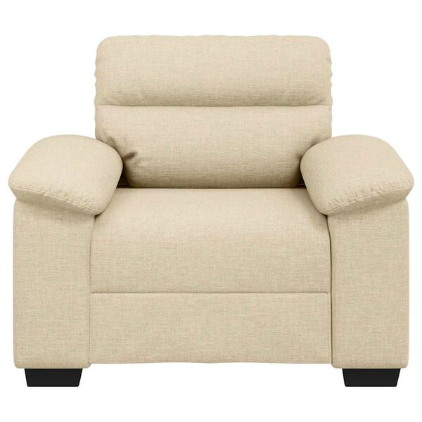 vidaXL kr&eacute;msz&iacute;nű sz&ouml;vet kanap&eacute;fotel 100x81x84 cm