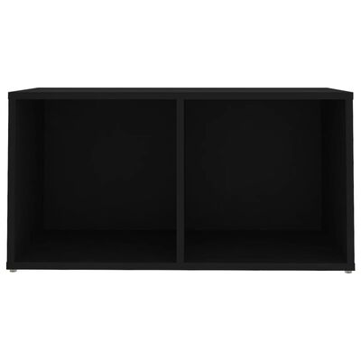 vidaXL fekete forgácslap TV-szekrény 72 x 35 x 36,5 cm