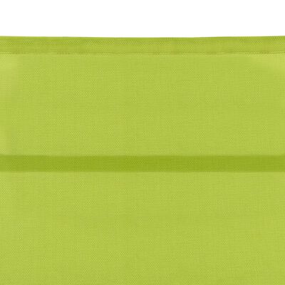 vidaXL zöld textilén és alumínium napozóágy
