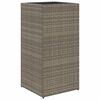 vidaXL 2 db sz&uuml;rke polyrattan kerti &uuml;ltetől&aacute;da 40x40x80 cm