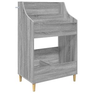 vidaXL M&eacute;dia Polcok Sz&uuml;rke Sonoma 70,5 x 46 x 112 cm Szerelt Fa