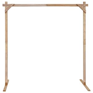 vidaXL Esk&uuml;vői &Iacute;v Vil&aacute;gos Barna 225 x 95 x 226 cm T&ouml;m&ouml;r fenyőfa