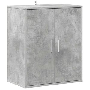 vidaXL betonsz&uuml;rke szerelt fa cipősszekr&eacute;ny 60 x 35 x 70 cm