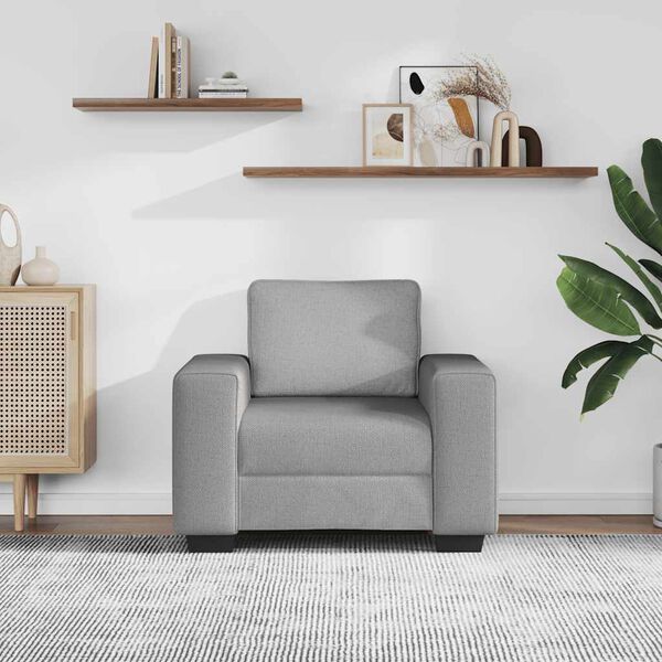 vidaXL felhősz&uuml;rke sz&ouml;vet kanap&eacute; 100x77x82 cm