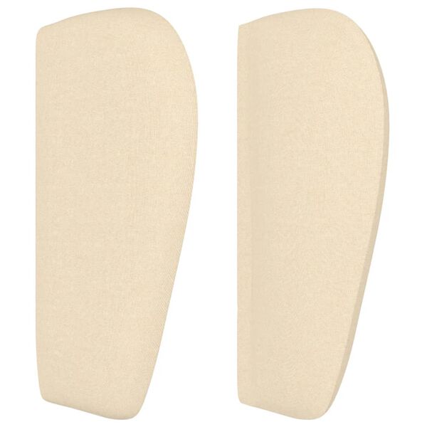 vidaXL kr&eacute;msz&iacute;nű sz&ouml;vet fejt&aacute;mla 203x23x78/88 cm