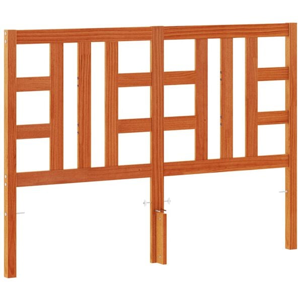 vidaXL viaszbarna t&ouml;m&ouml;r fenyőfa fejt&aacute;mla 150 cm