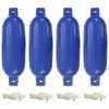 vidaXL 4 darab k&eacute;k PVC cs&oacute;nak l&ouml;kh&aacute;r&iacute;t&oacute; &Oslash; 16 x 58 cm