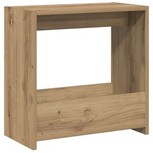 vidaXL Oldalasztal Artisan t&ouml;lgy 50x26x50 cm G&eacute;pelt fa