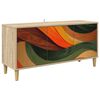 vidaXL TV szekr&eacute;ny BONN 102 x 33 x 50 cm Sonoma Szerelt Fa