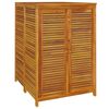 vidaXL t&ouml;m&ouml;r ak&aacute;cfa kerti t&aacute;rol&oacute;l&aacute;da 70 x 87 x 104 cm