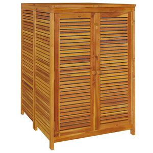 vidaXL t&ouml;m&ouml;r ak&aacute;cfa kerti t&aacute;rol&oacute;l&aacute;da 70 x 87 x 104 cm