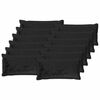 vidaXL P&aacute;rna huzat 12 db HOUTEN Fekete 40 x 80 cm Flanell