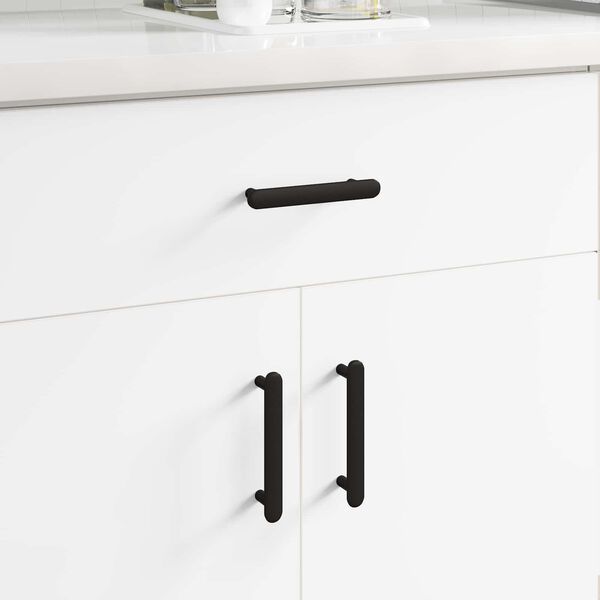 vidaXL Szekr&eacute;ny Foganty&uacute; 2 pcs Fekete 121 x 16.6 x 28.3 mm Vas