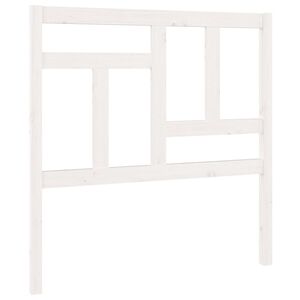 vidaXL feh&eacute;r t&ouml;m&ouml;r fenyőfa &aacute;gyfejt&aacute;mla 95,5 x 4 x 100 cm